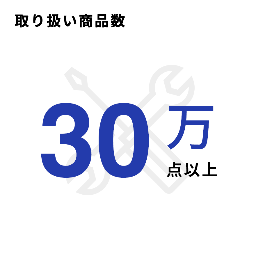 取り扱い商品数 30万点